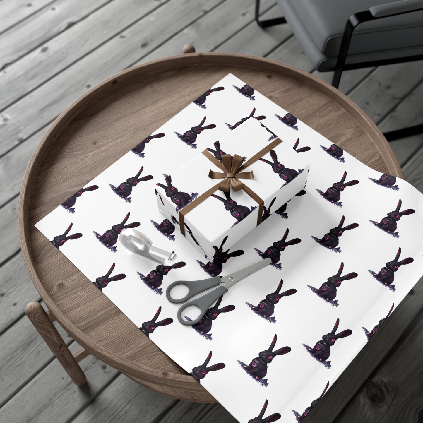 Goth Bunny Gift Wrap Papers