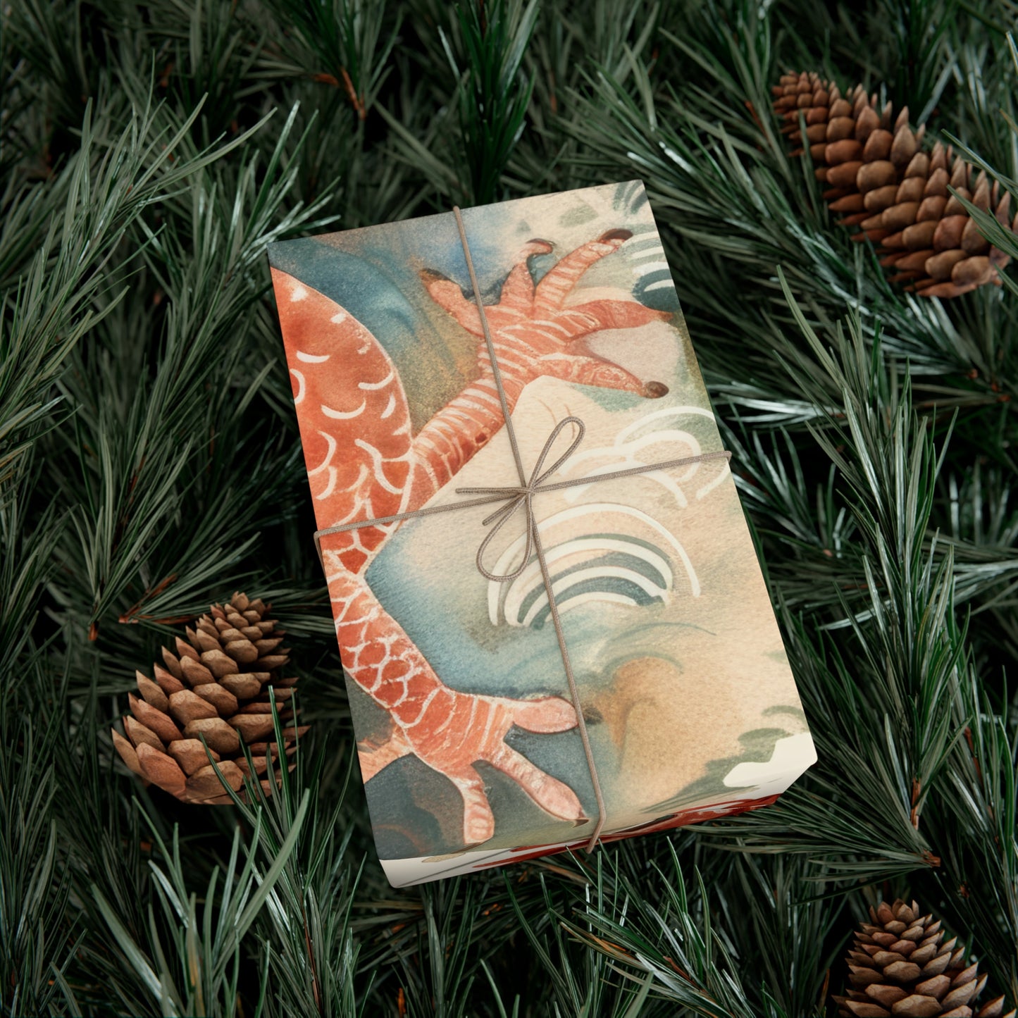 Year of the Dragon Gift Wrap Papers Design 2