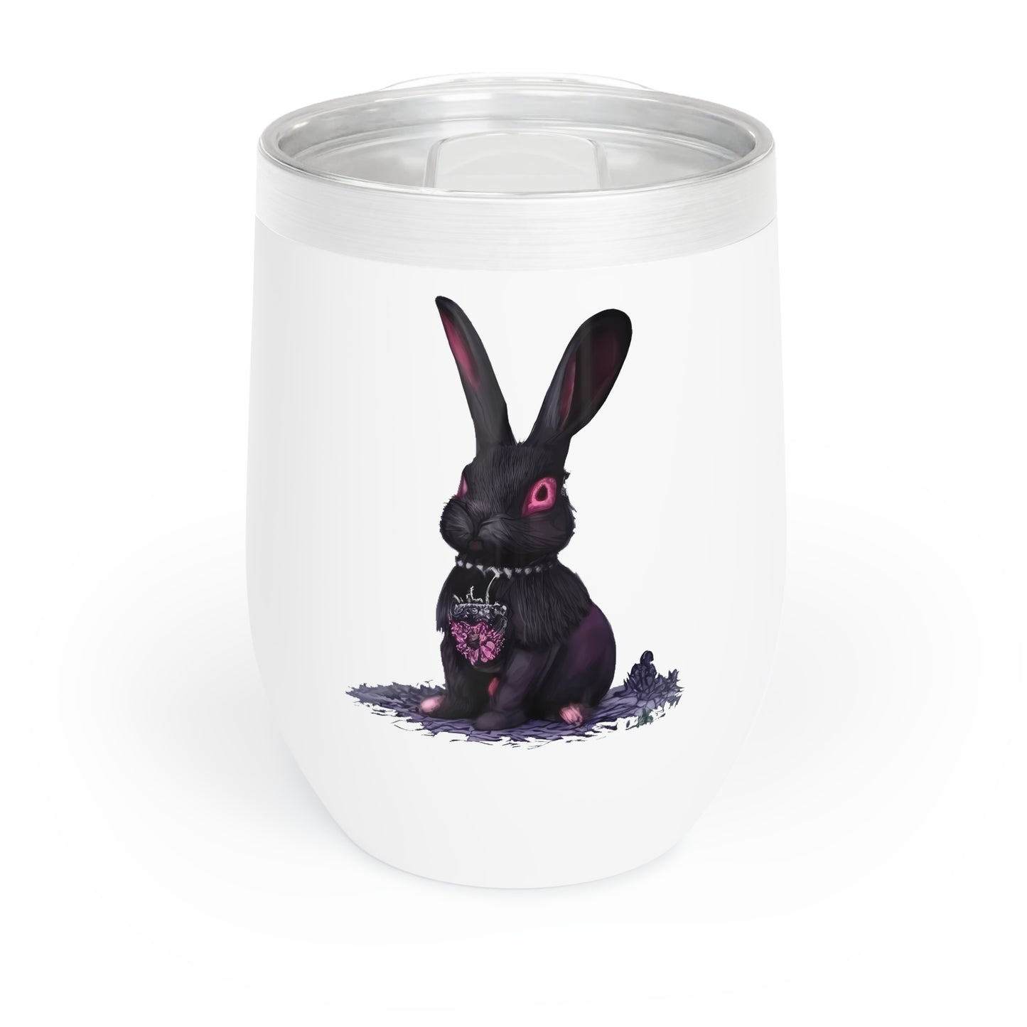 Goth Bunny Chill Wine Tumbler