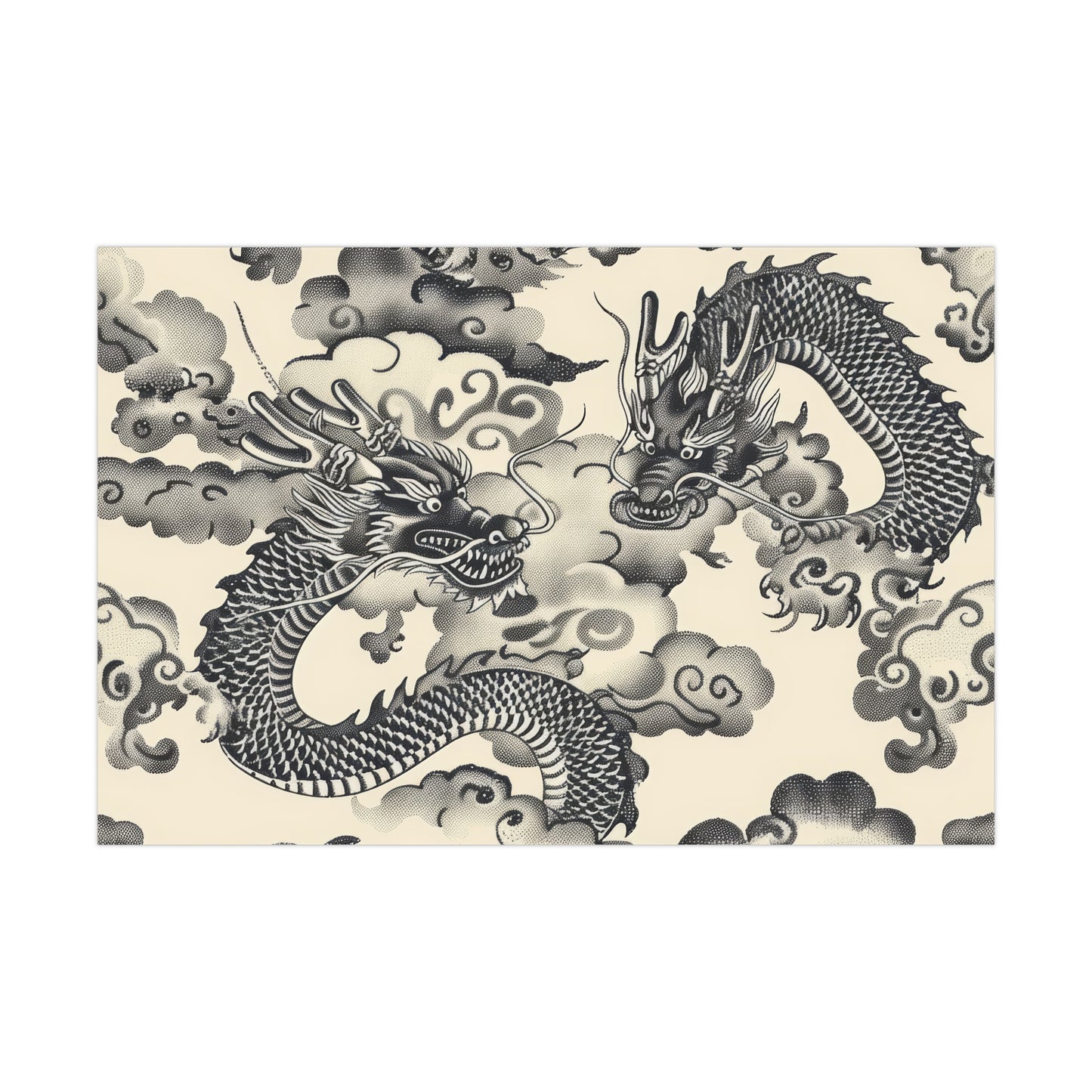 Year of the Dragon Gift Wrap Papers Design 4