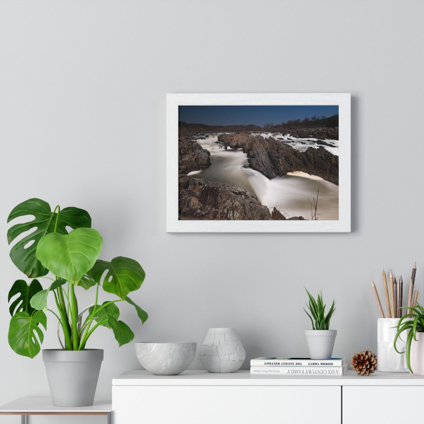 Great Falls, Virginia  - Horizontal Framed Poster