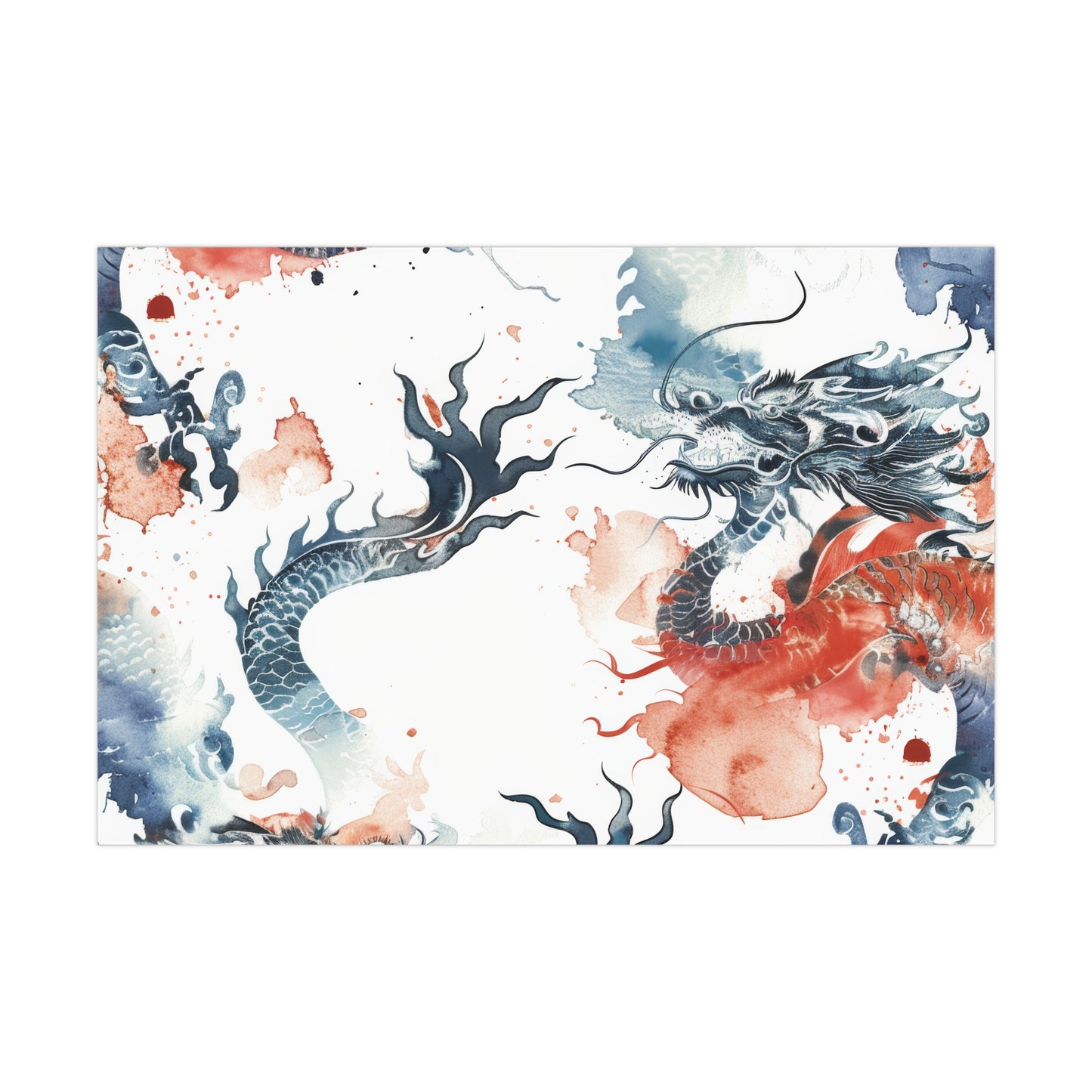 Year of the Dragon Gift Wrap Papers Design 1