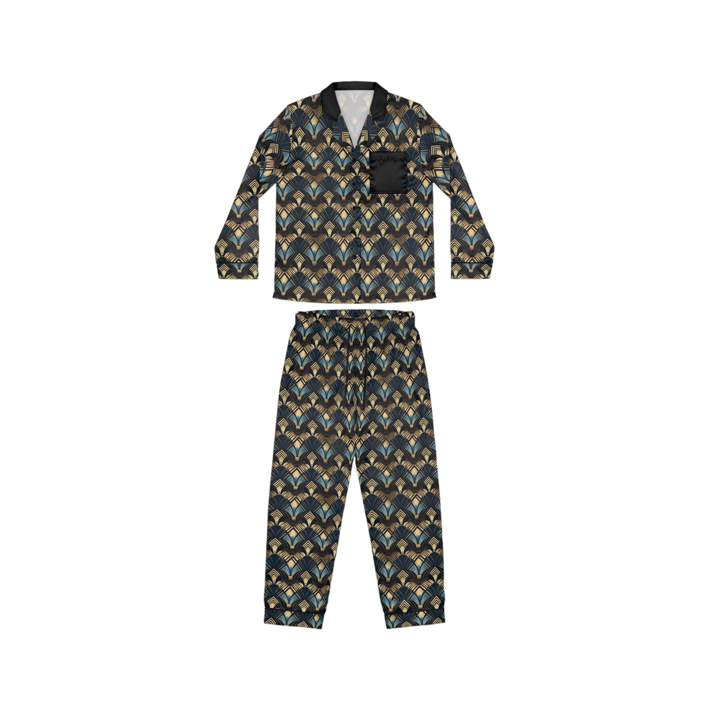 Women's Satin Pajamas (AOP)