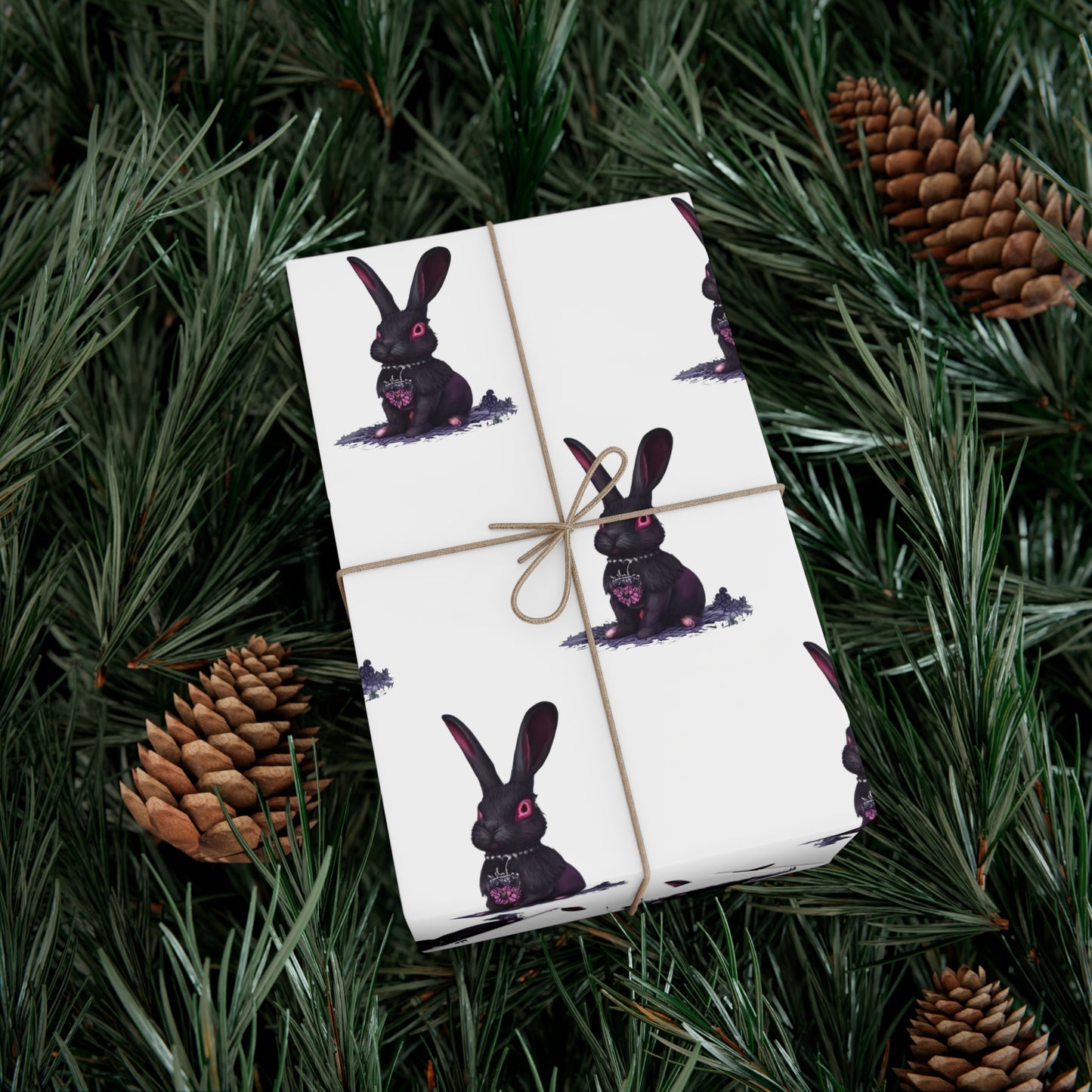 Goth Bunny Gift Wrap Papers