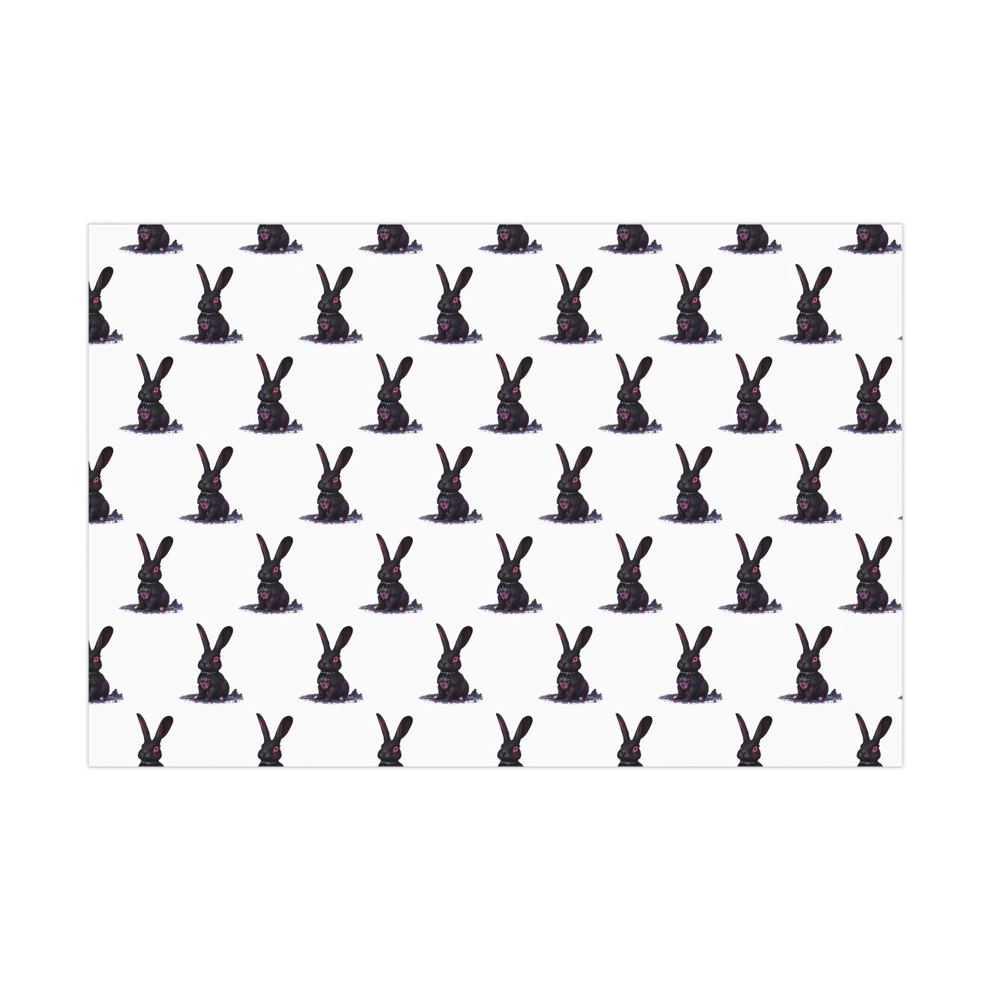 Goth Bunny Gift Wrap Papers