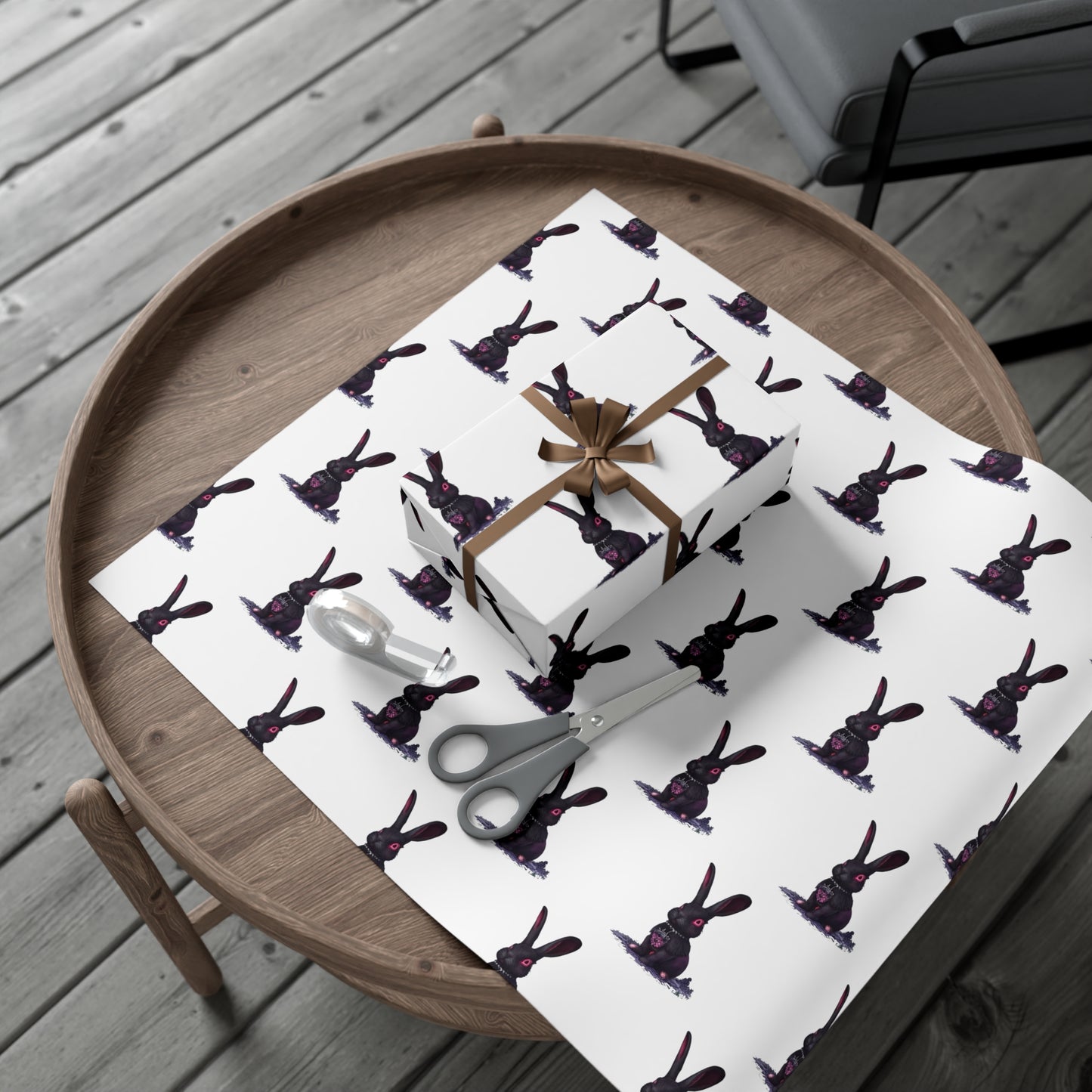 Goth Bunny Gift Wrap Papers