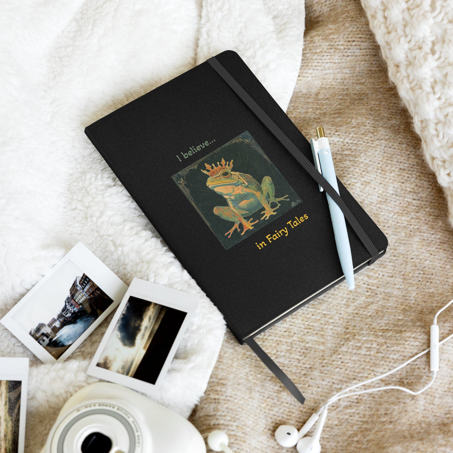 The Frog Prince  -  Hardcover bound notebook