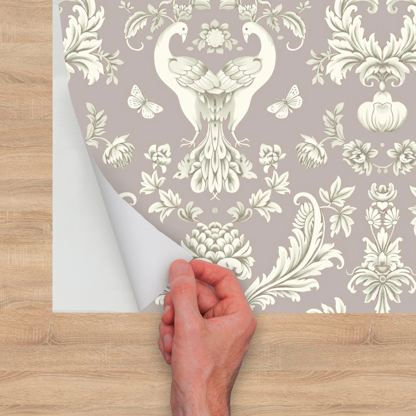 Victorian Rose Garden Wallpaper Panels