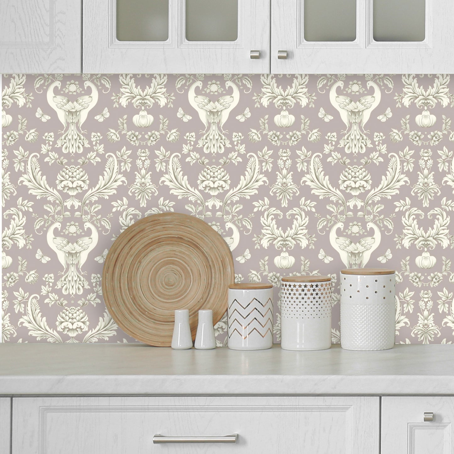 Victorian Rose Garden Wallpaper Panels